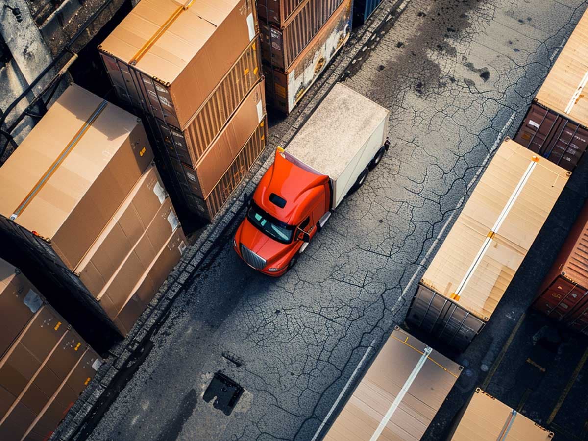 Shipping yard