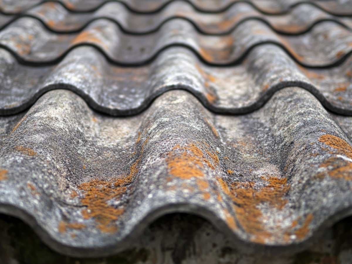 Asbestos roofing