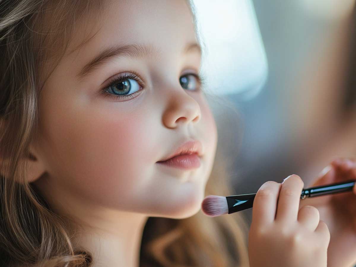 Child makeup asbestos