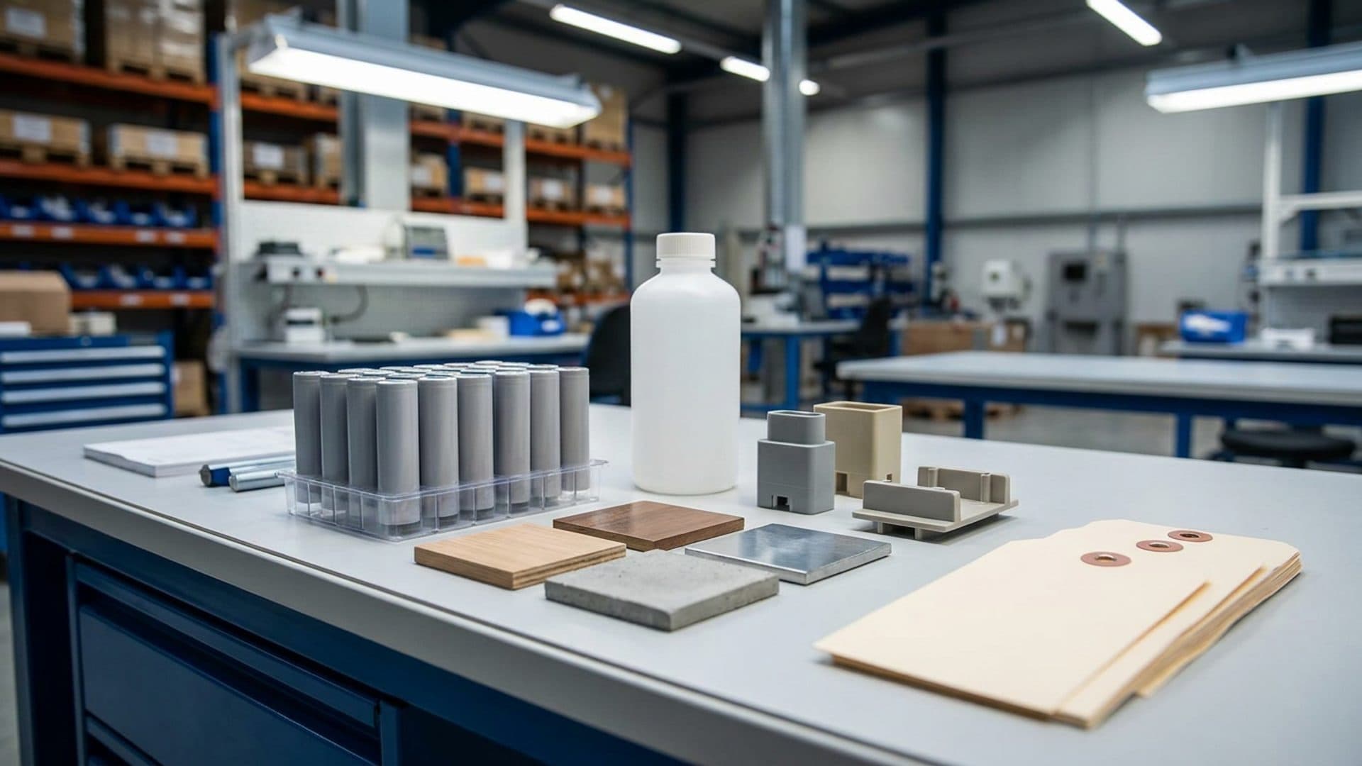 Industrial product package being scanned in a warehouse