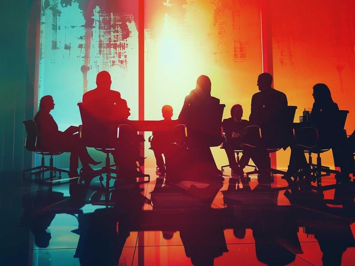 People in meeting