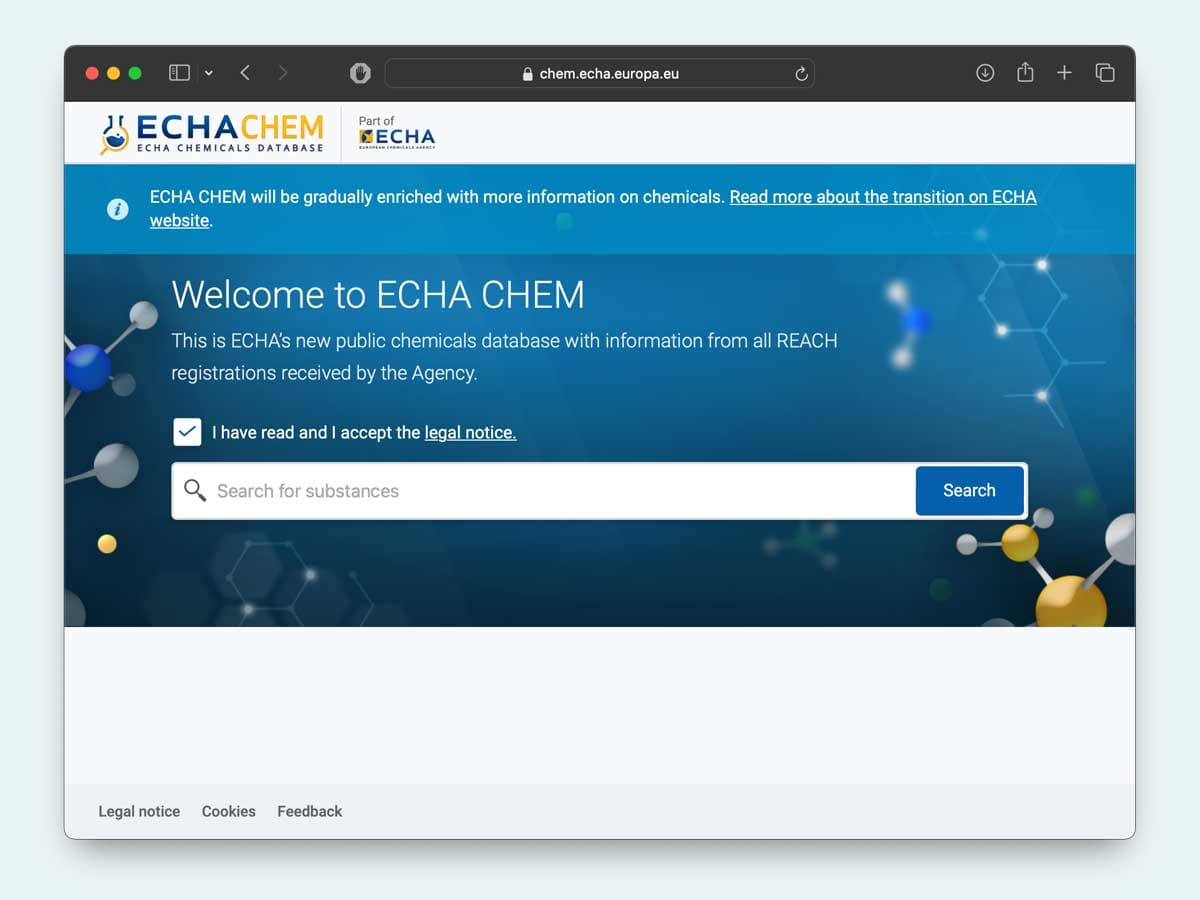 ECHA Chemical Database