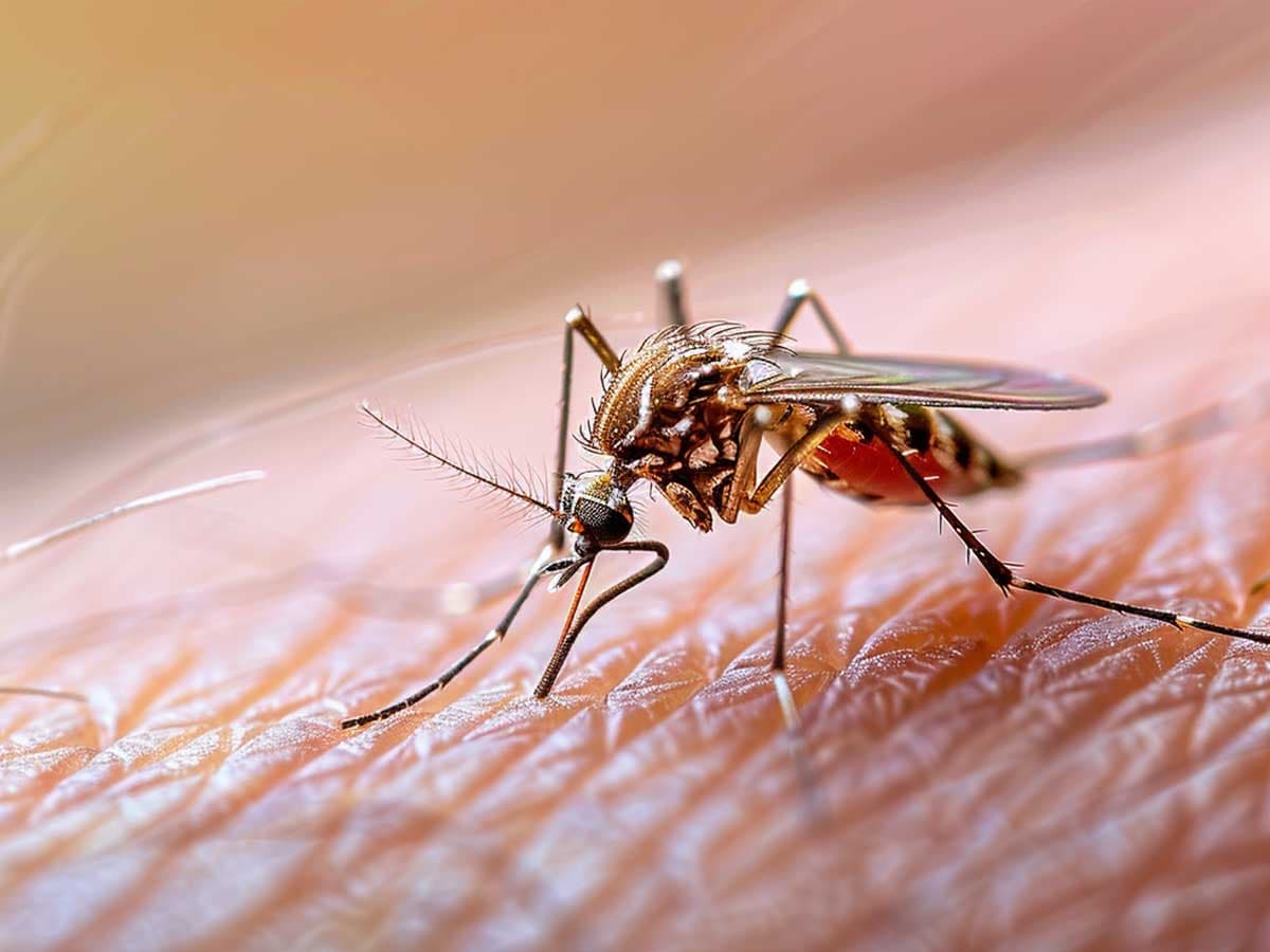 Mosquito on an arm