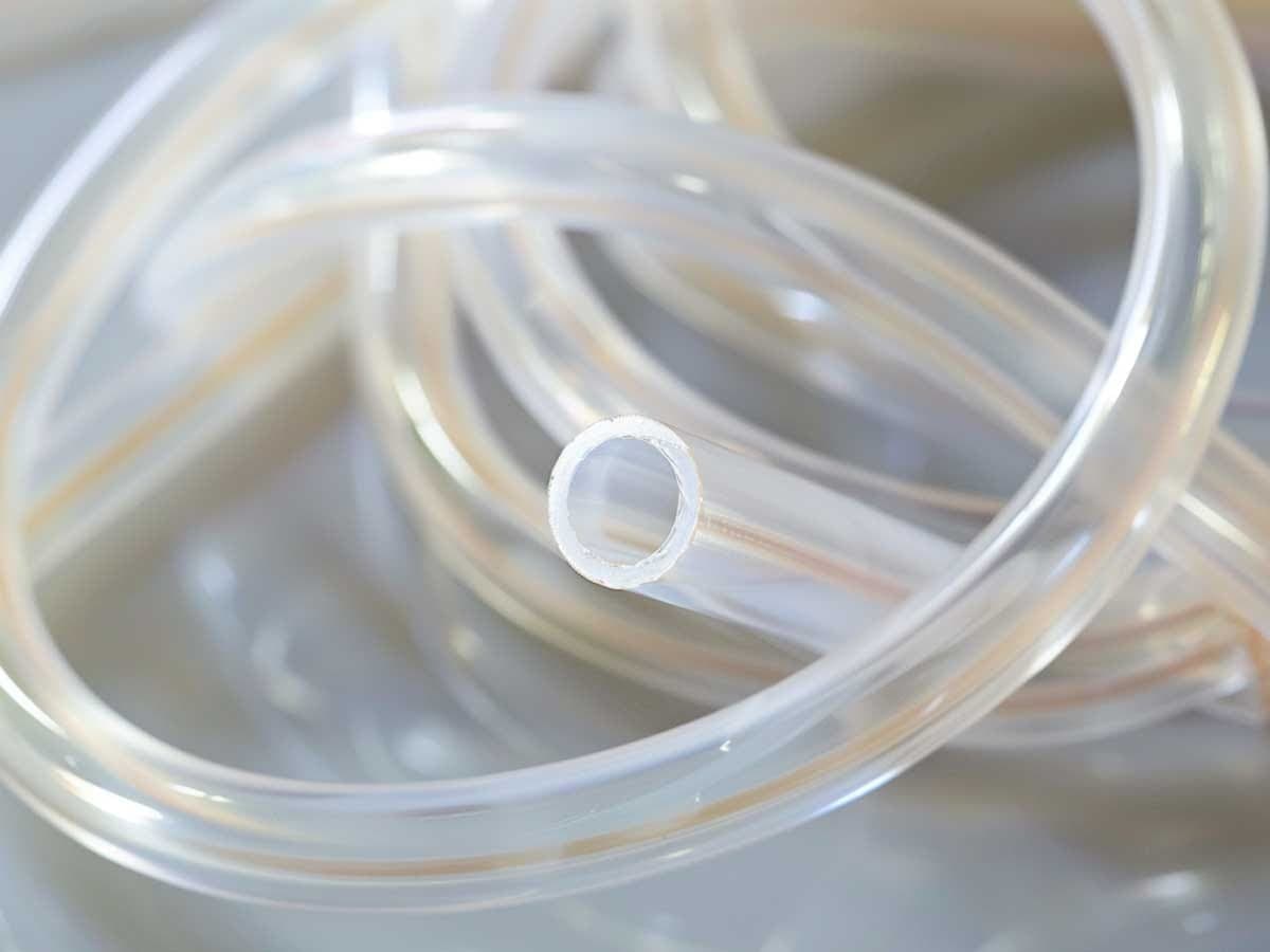 Clear bendy plastic