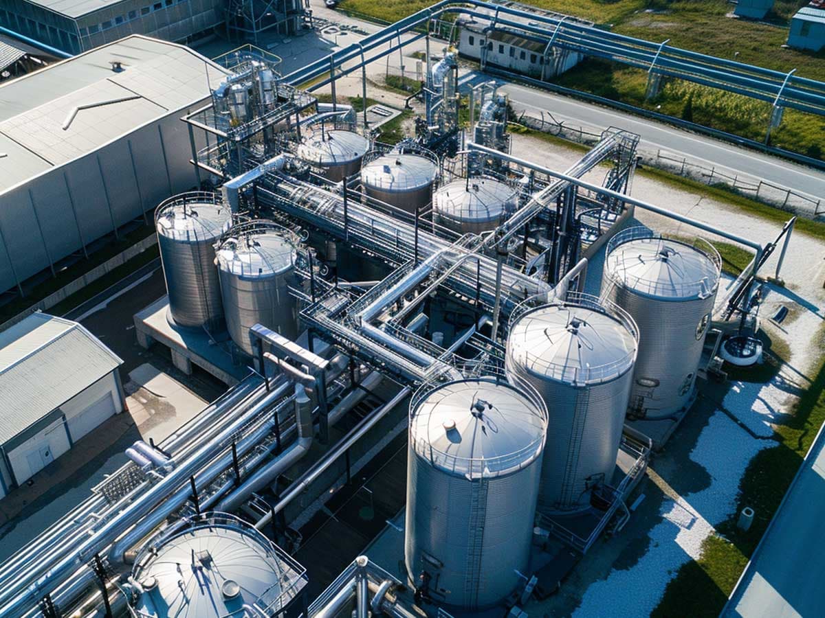 Industrial chemical plant