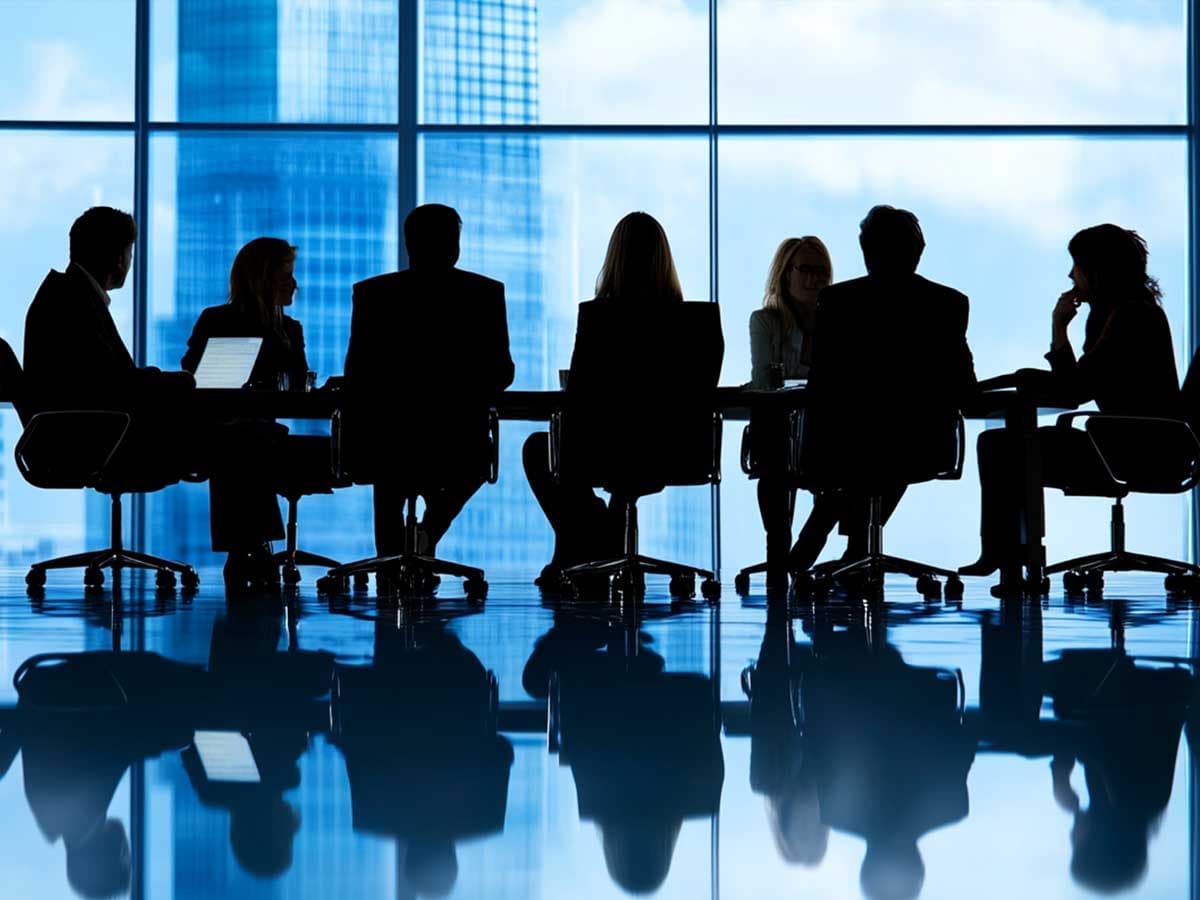 People in a meeting