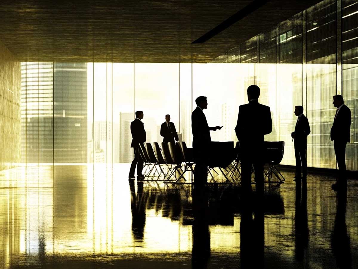 People meeting in office