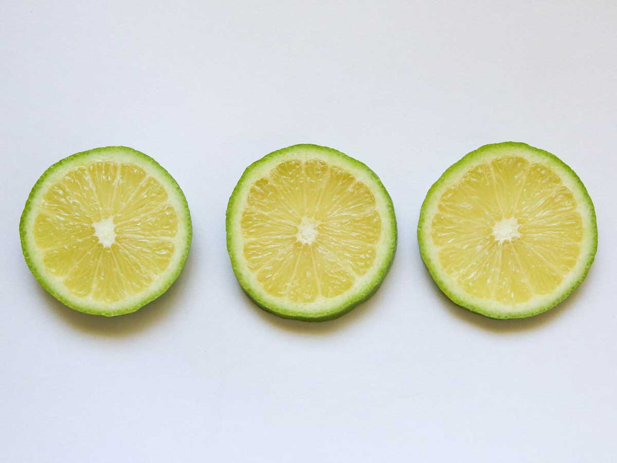Slices of lime