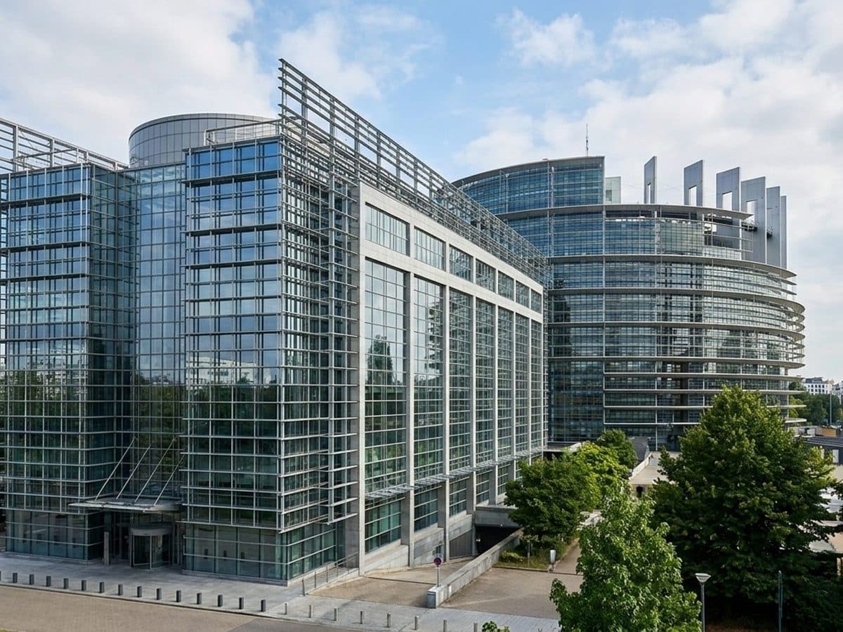 Exterior of the European Parliament building