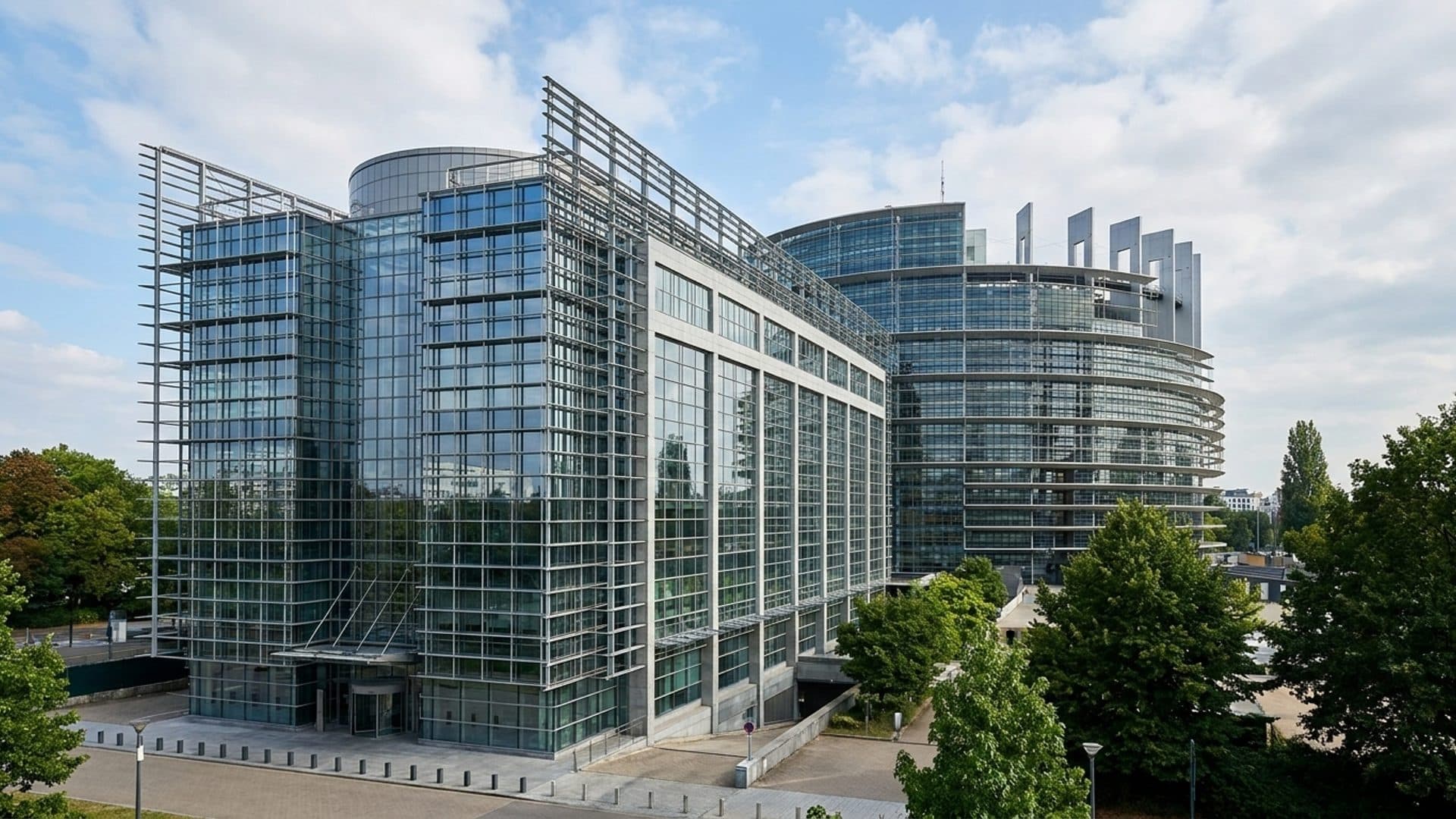 Exterior of the European Parliament building