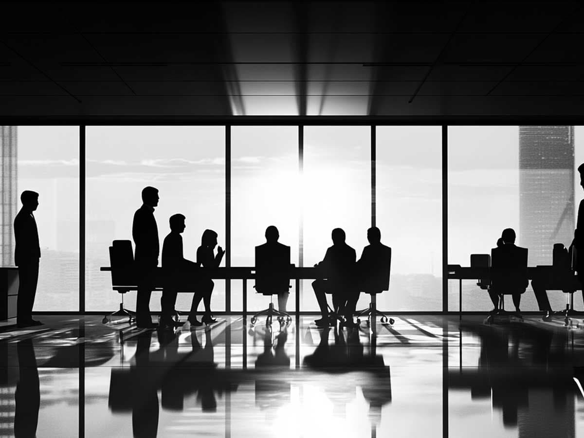 People in a meeting
