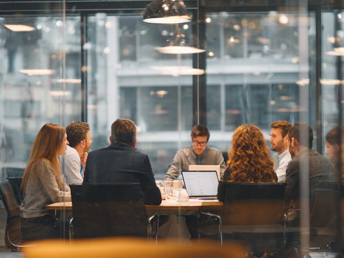 People in an office