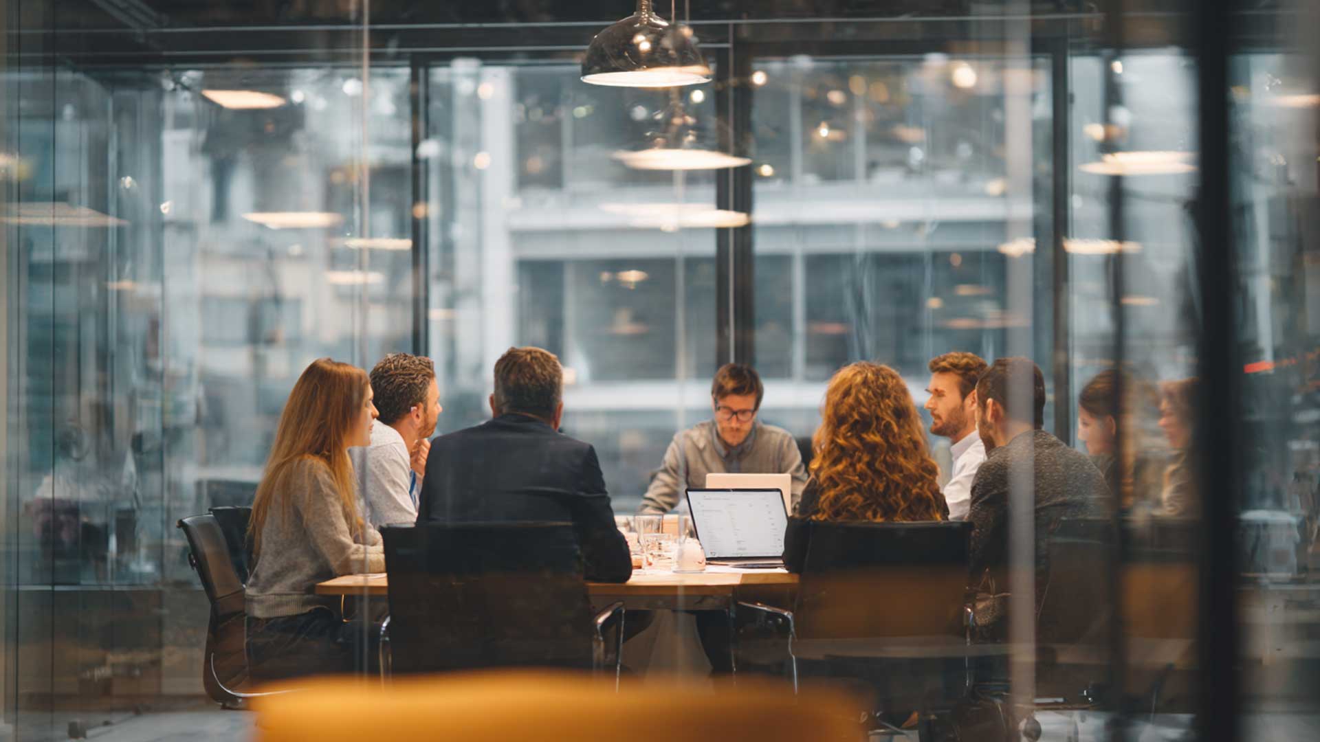 People in an office