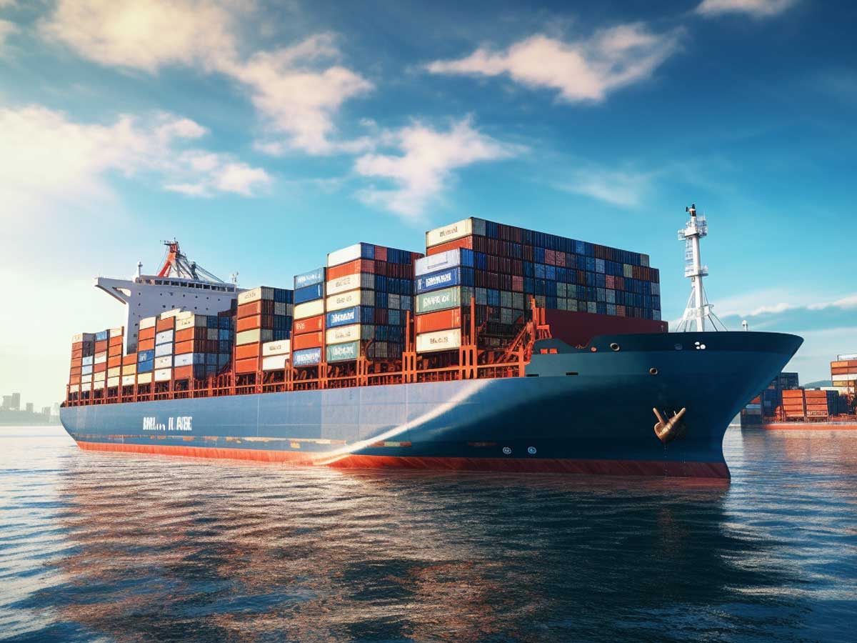 Shipping boat