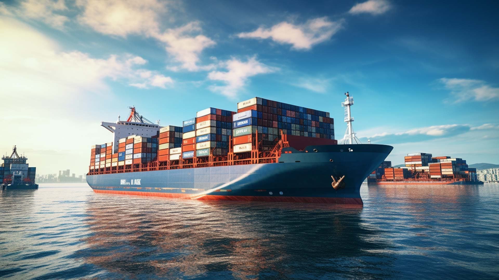 Shipping boat