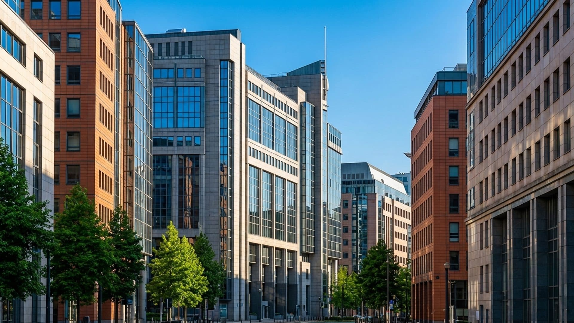EU institutional buildings in Brussels