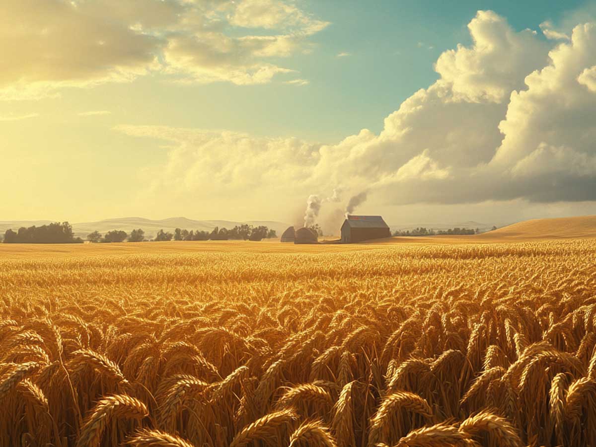 Wheat fields
