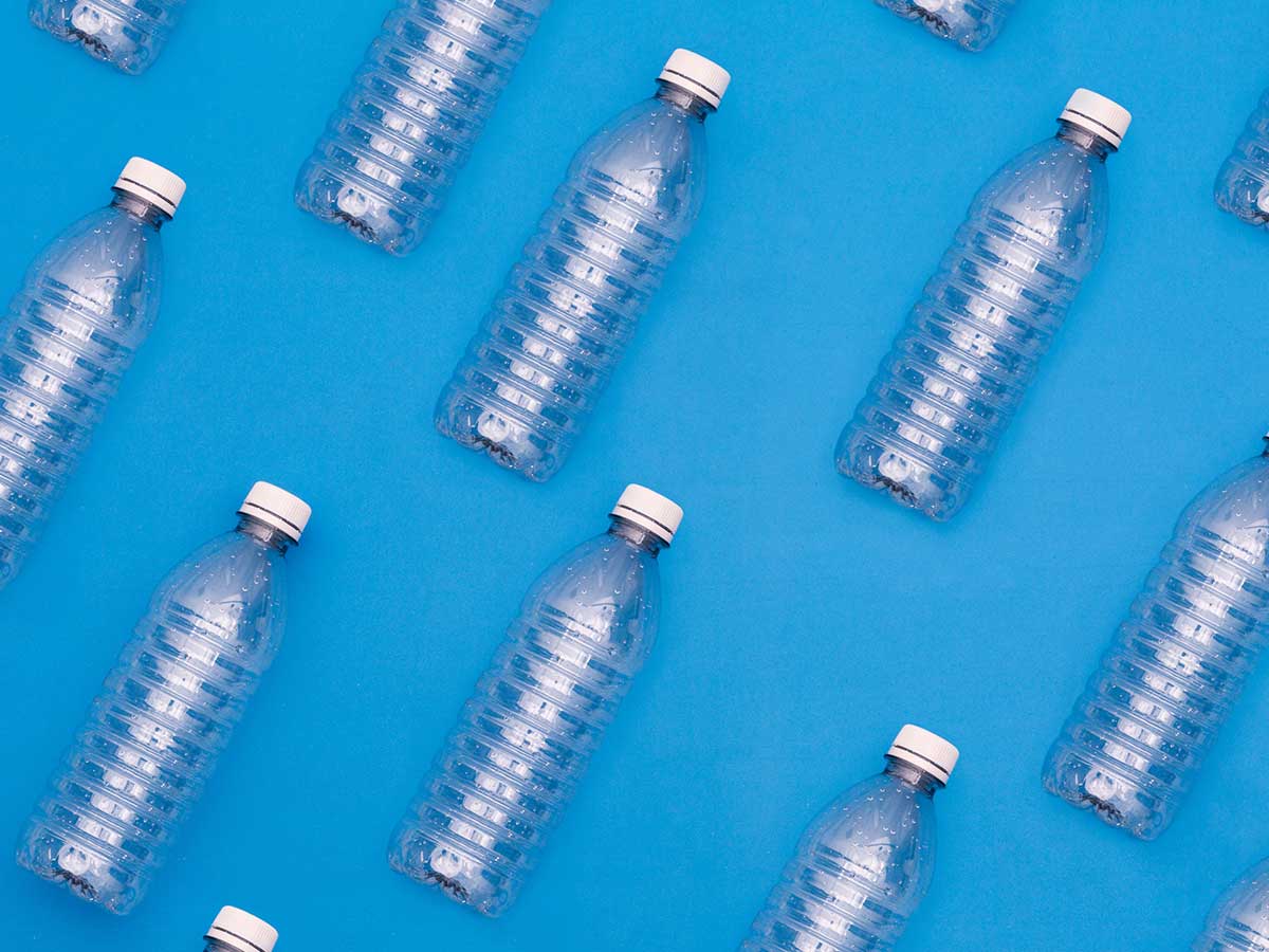 Recyclable plastic bottles