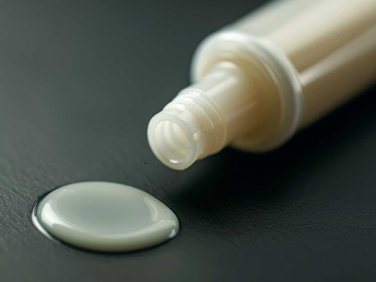 Close-up of glue
