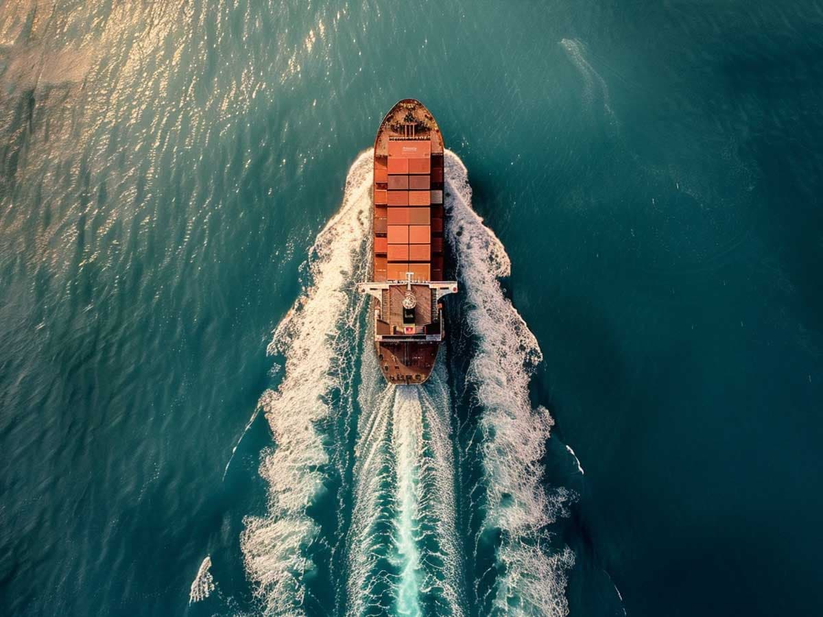Importing on a ship