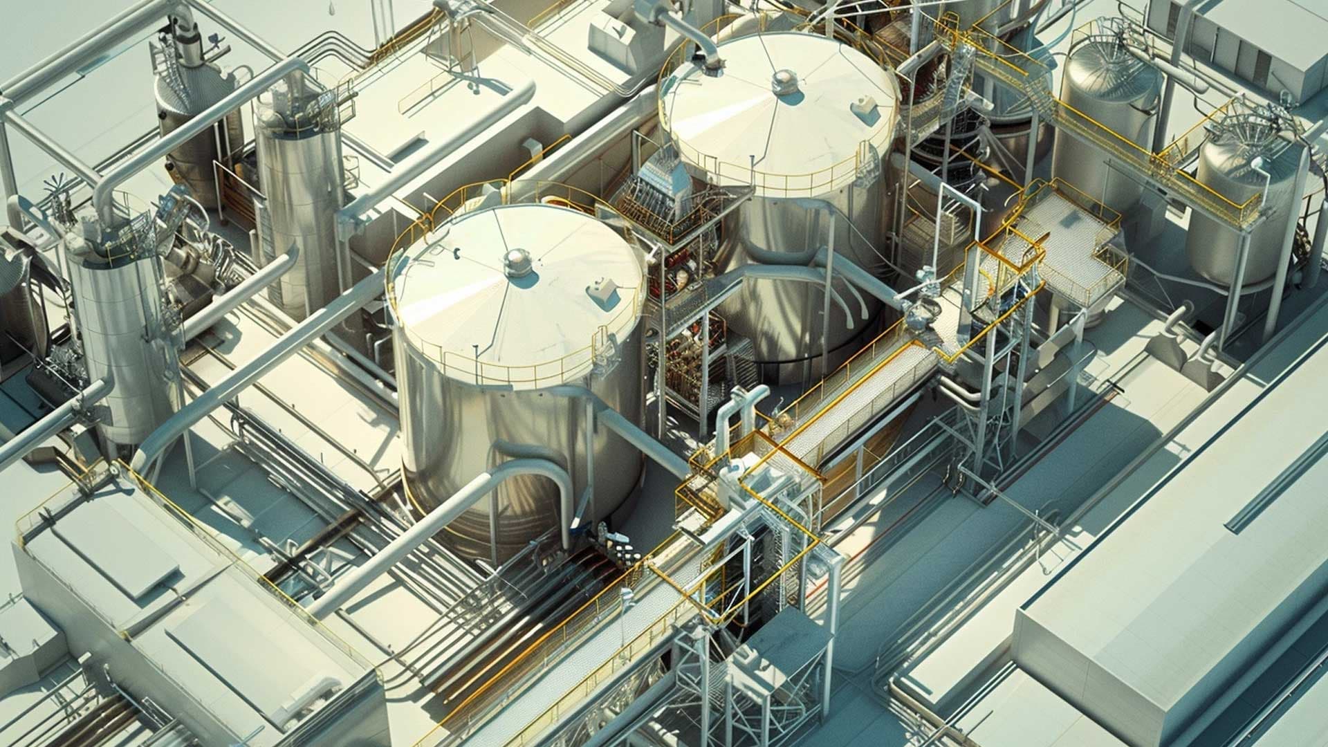 Chemical production plant