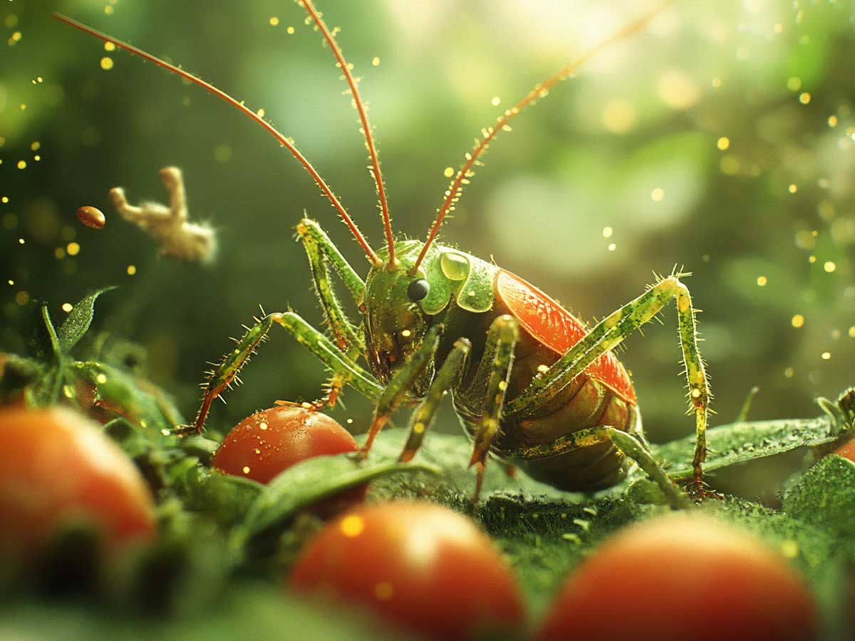 Pesticides on tomatoes