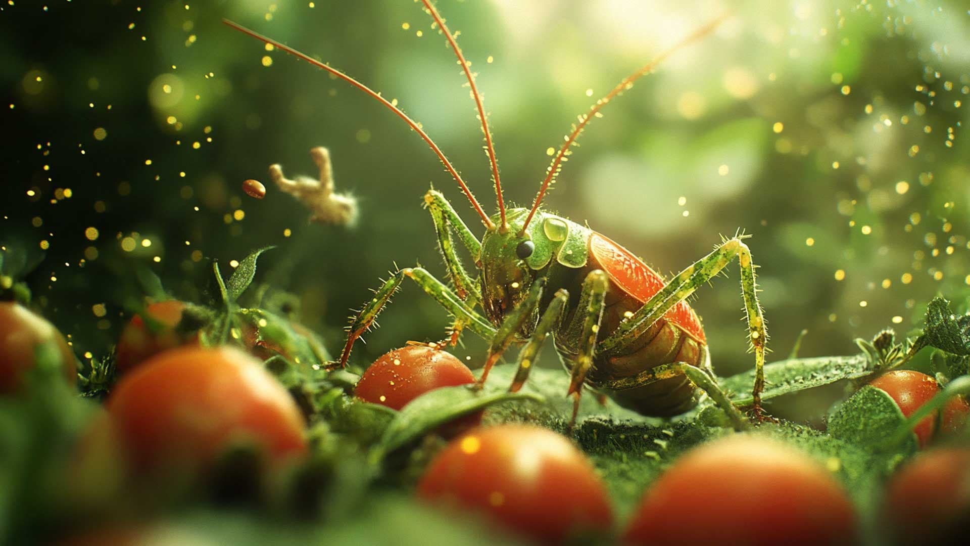 Pesticides on tomatoes
