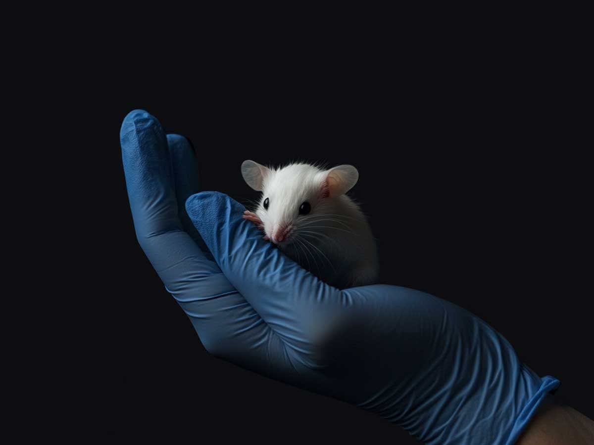 Mouse in hand