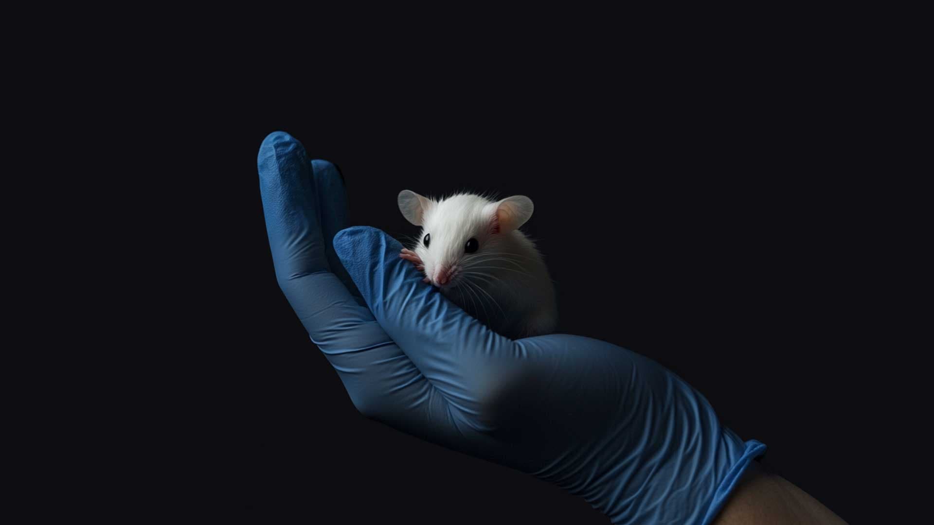 Mouse in hand