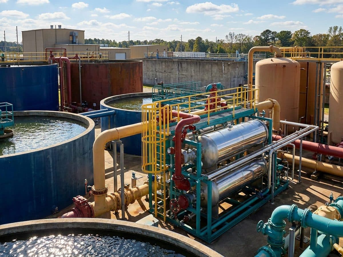 Public water treatment infrastructure