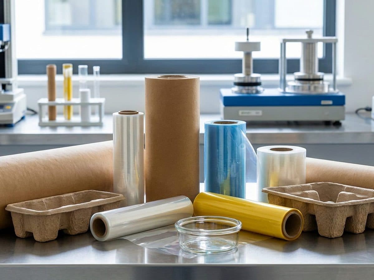 Food-contact packaging materials prepared for laboratory compliance review