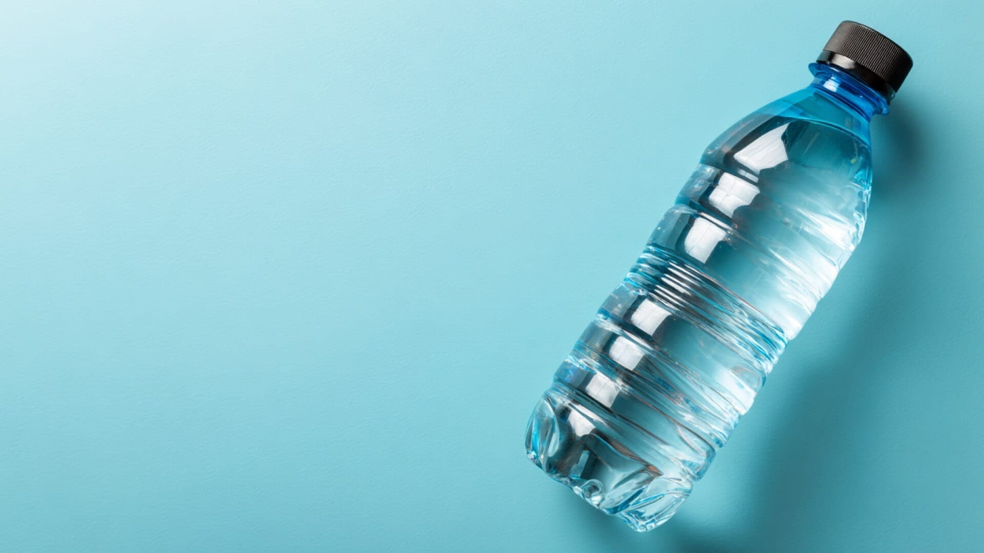 Plastic water bottle