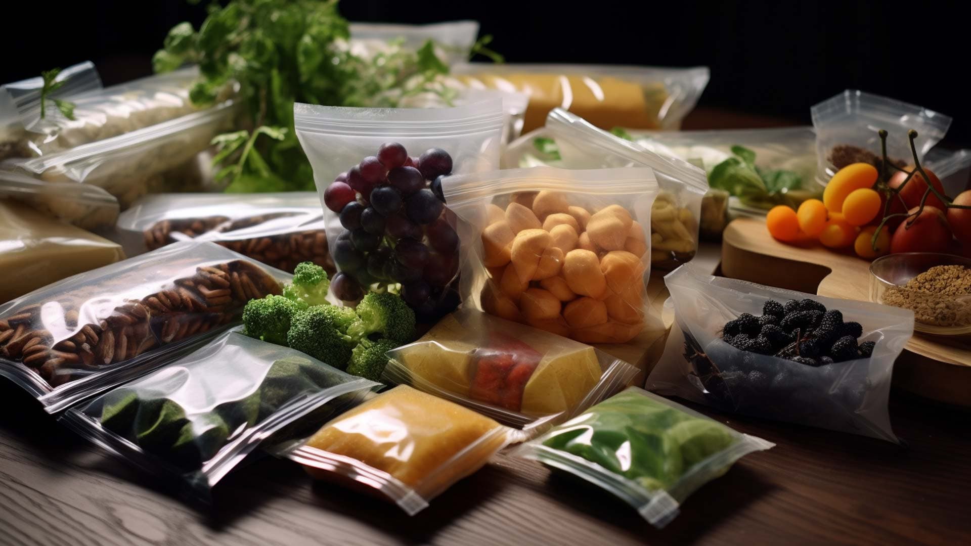 Various packaged §food items