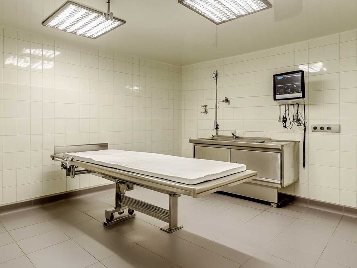 Morgue table