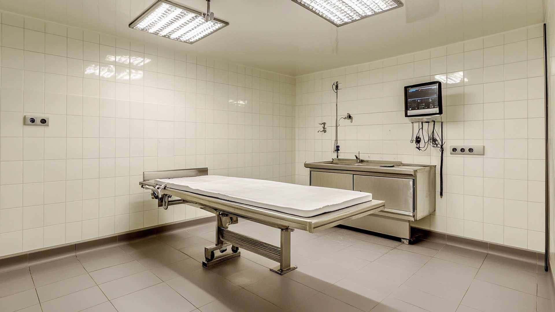 Morgue table
