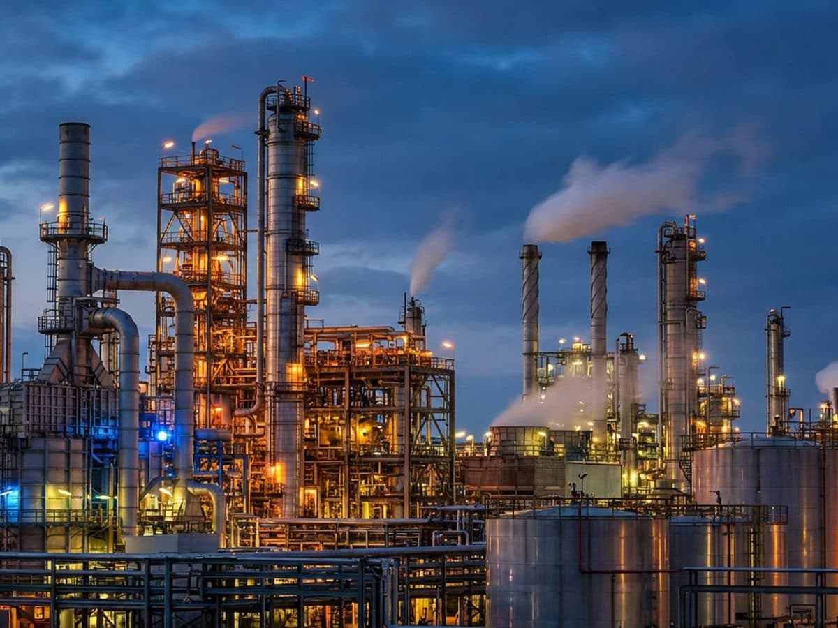 Industrial chemical production facility