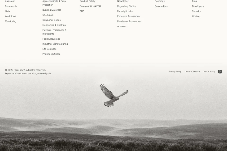 A kestrel hovering over moorland, at the foot of the old footer.
