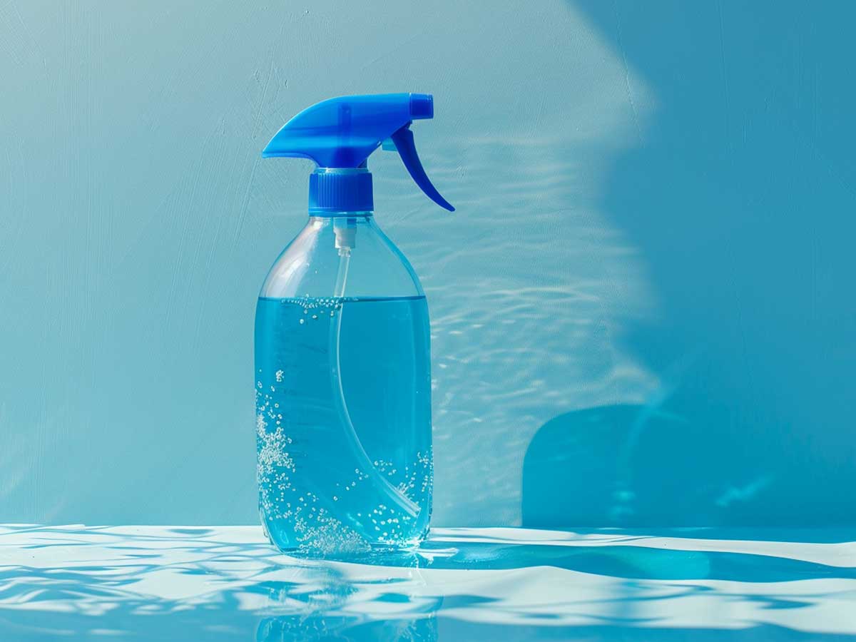 Blue surface disinfectant